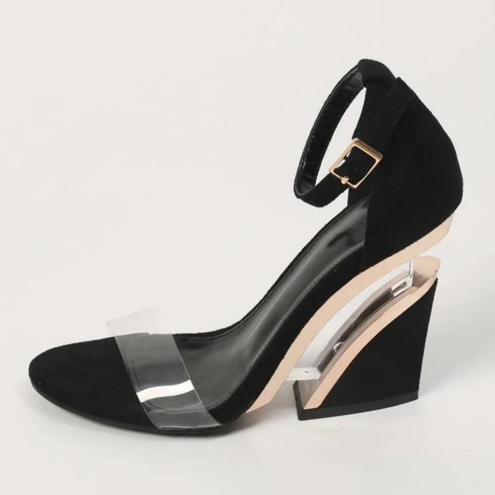 Ankle Strap Wedge Sandals - Picture 1 of 5